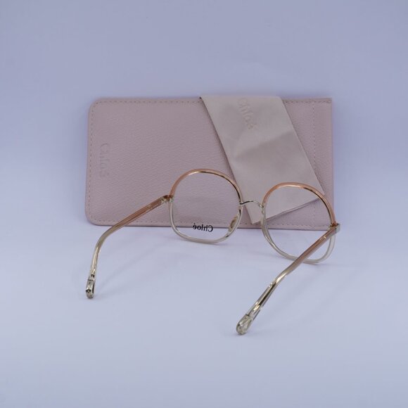 Chloe CH0032O 004 Round Eyeglasses 55mm - Orange - Picture 11 of 11